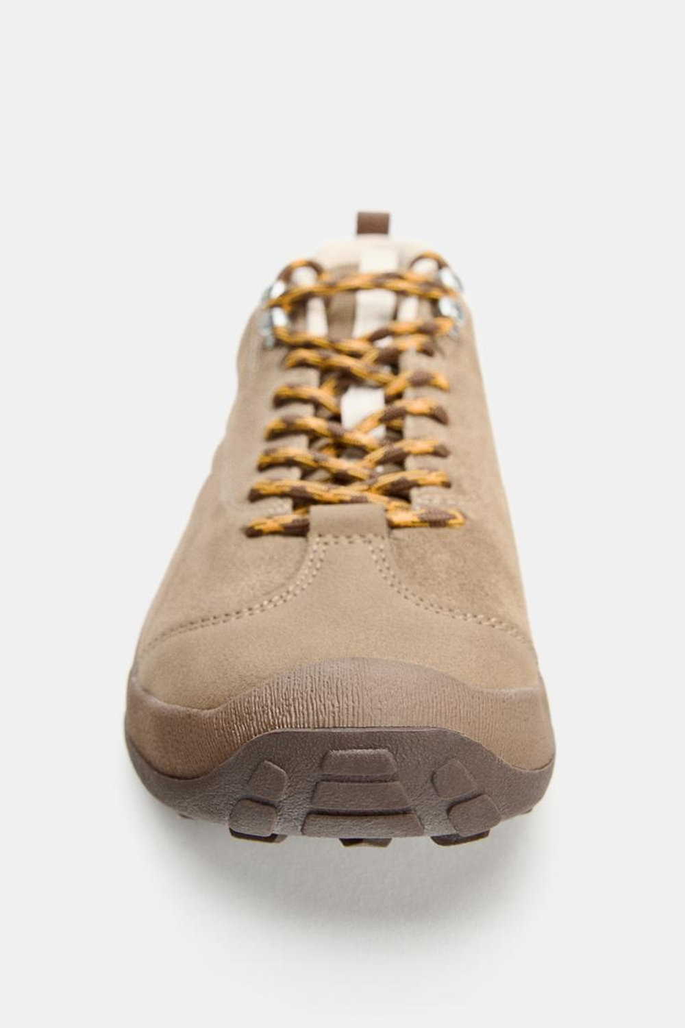 ZARA КРОССОВКИ В ПОХОДНОМ СТИЛЕ, КОРИЧНЕВЫЙ