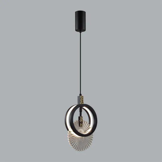 5421/17L HIGHTECH ODL_EX25 105 черный/золото/металл/стекло Подвес LED 17W 3000K 986Лм MERCURY