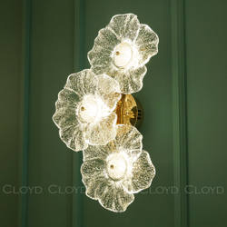 Бра Cloyd SHAMBALA-B W3 / выс. 45 см - золото (арт.20395)