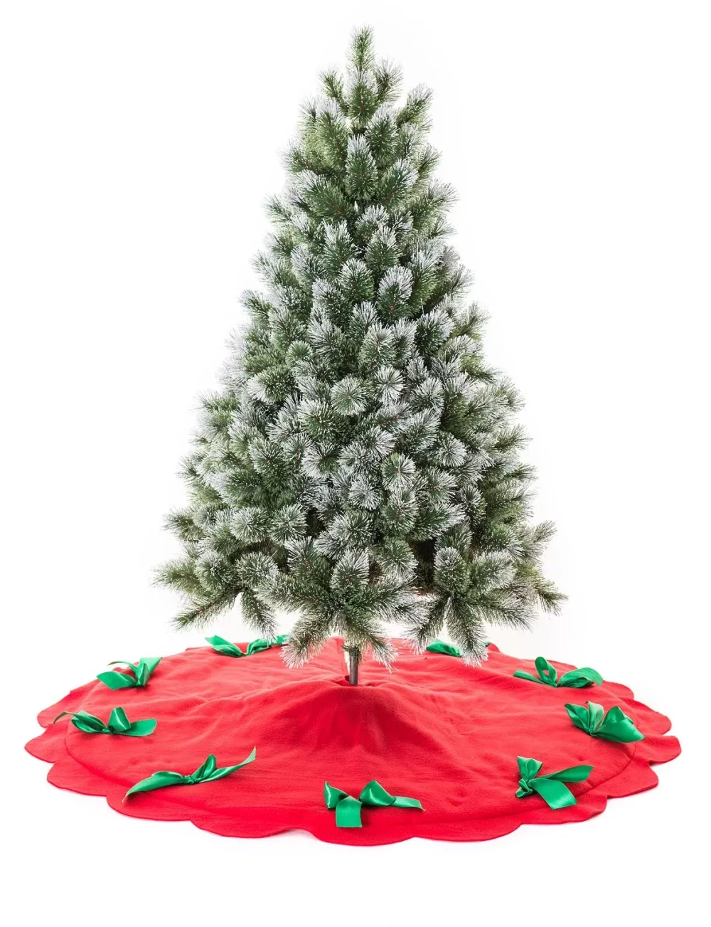 Искусственная сосна Скарлетт с инеем 150 см., Леска, ЕлкиТорг (96150)