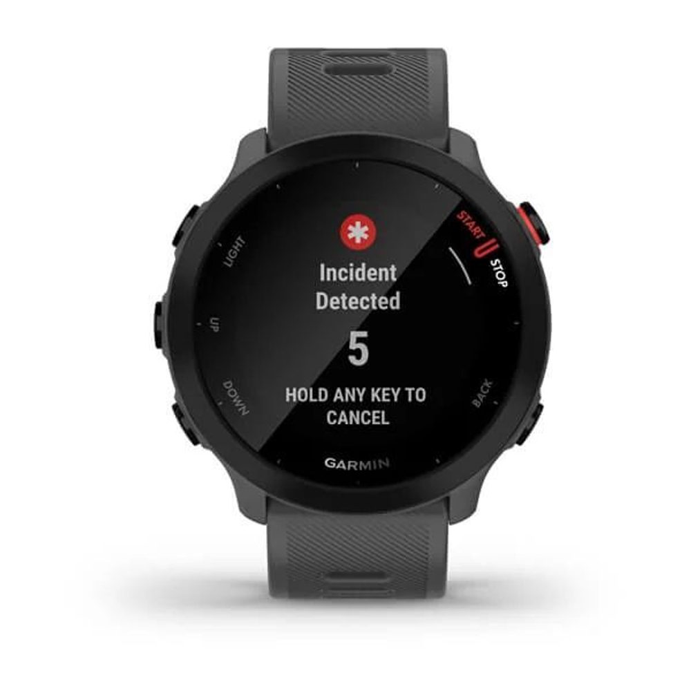 Умные часы Garmin Forerunner 55 42 мм, серый (Montera Grey)