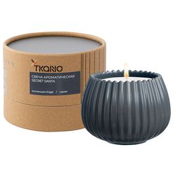 Свеча ароматическая Secret Santa из коллекции Edge, серый, 30 ч