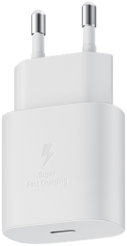 Сетевое зарядное устройство Samsung EP-TA800, 25 Вт, RU, белый