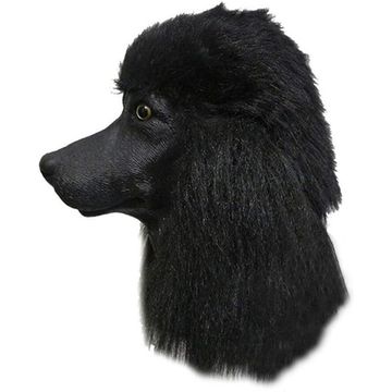 Маска голова собаки пуделя карнавальная арт. 127