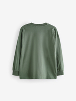 Лонгслив для мальчика Next 683-149, 3 шт., Черный, Хаки, Синий