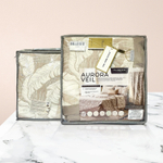 Комплект постельного белья на резинке Сатин Aurora Veil/Вуаль Авроры с Покрывалом AVR004