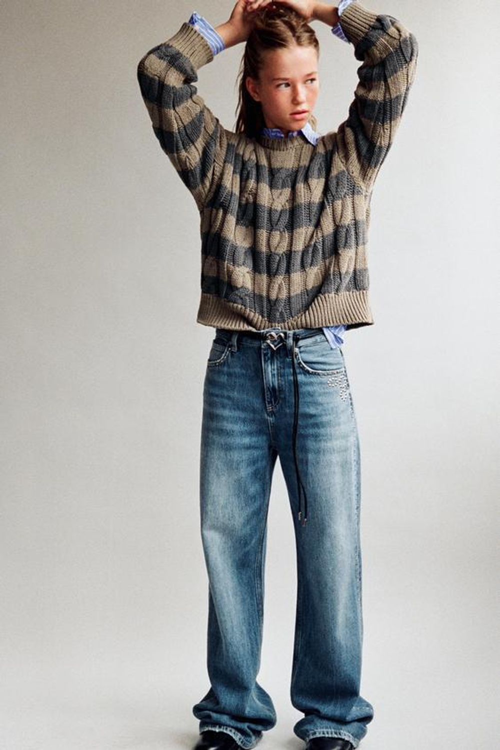 ZARA СВИТЕР В ПОЛОСКУ, ПОЛОСКИ