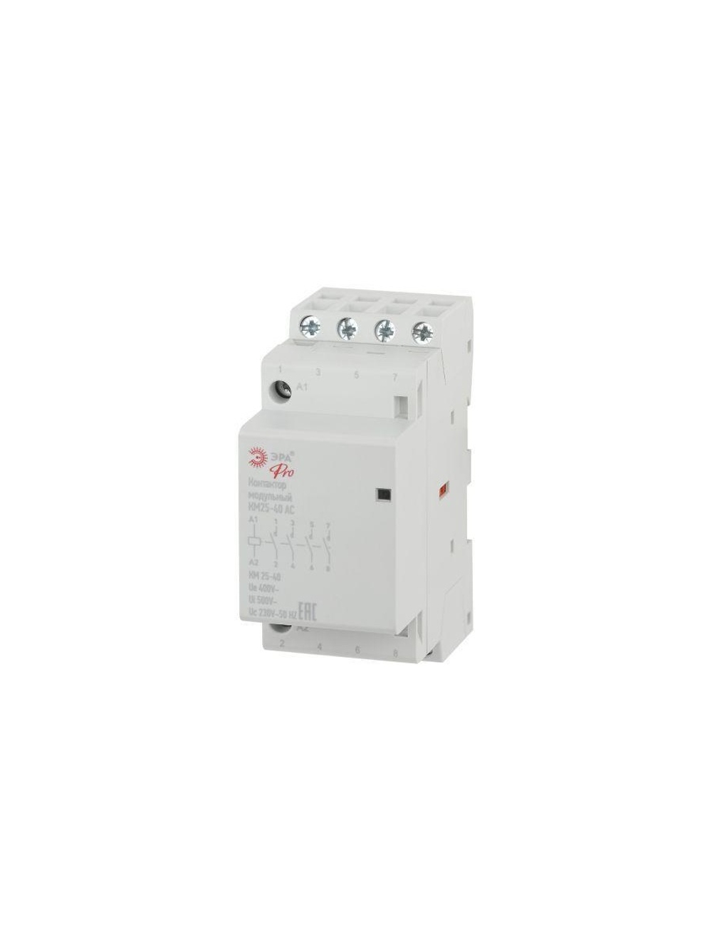 Контактор модульный КМ25-40 AC PRO NO-902-298 ЭРА Б0049163