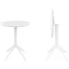 Стол пластиковый складной Sky Ø60, белый