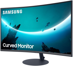 Монитор Samsung 27" C27T550FDI 1920x1080 VA WLED 75Гц 4ms Curved FreeSync VGA HDMI DisplayPort