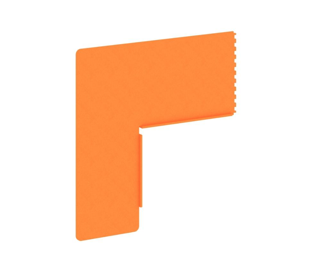 Боковая панель-ширма для стола глубиной 720 (для столешниц расположенных в ряд) AcustiX