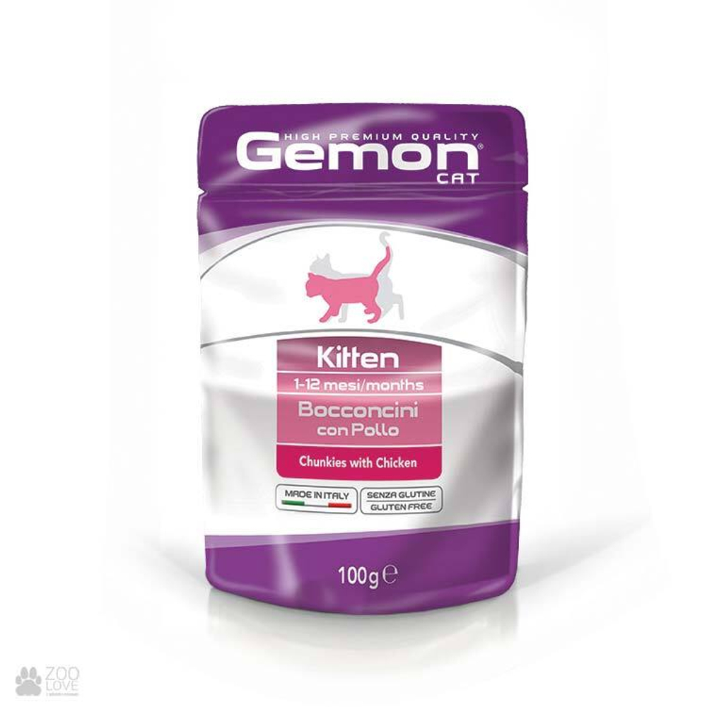 Пауч Gemon Kitten Chunkies with Chicken