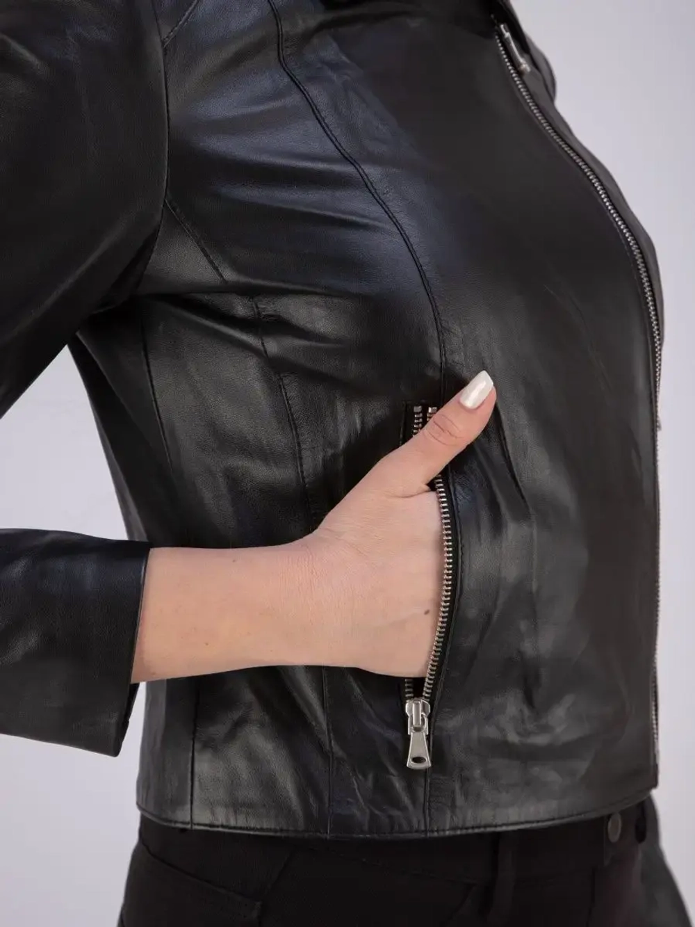 Косуха кожаная из натуральной кожи Турция