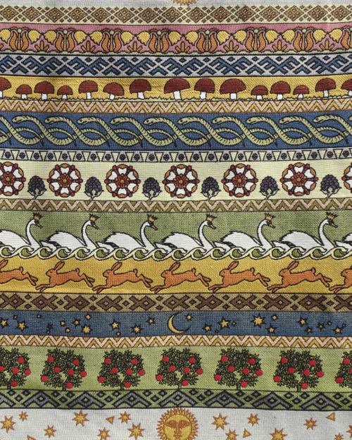 Гобелен в русском стиле Тартария ширина 140 см