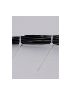 Хомут кабельный 2.5х150 нейл. бел. (уп.100шт) IEK UHH31-D025-150-100
