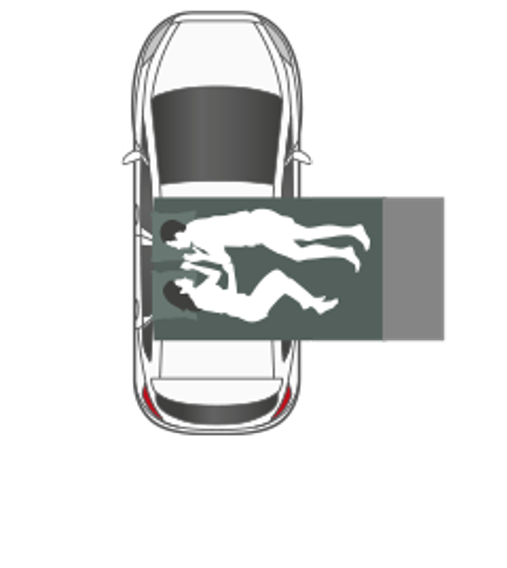 Палатка на крышу автомобиля AUTOHOME OVERZONE SMALL STANDARD, тент песочный, лестница 220 мм