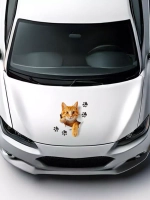 Наклейка с котиком интерьерная