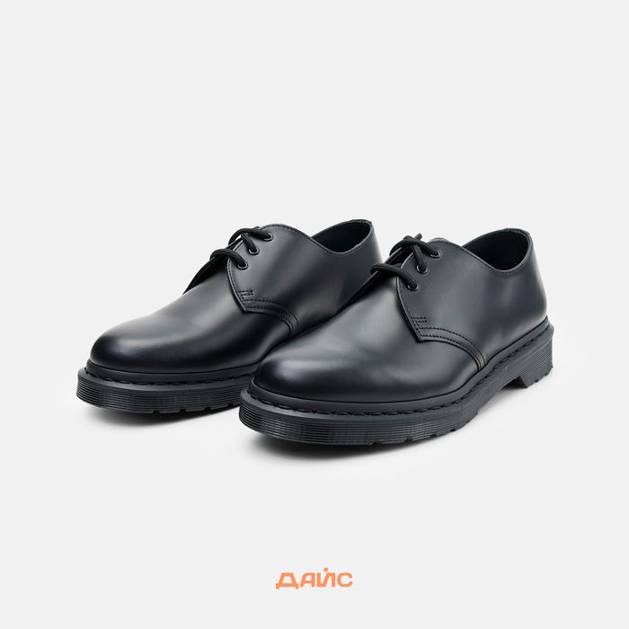 Ботинки Dr. Martens 1461 Mono Smooth артикул:14345001 - купить в магазине Дайс
