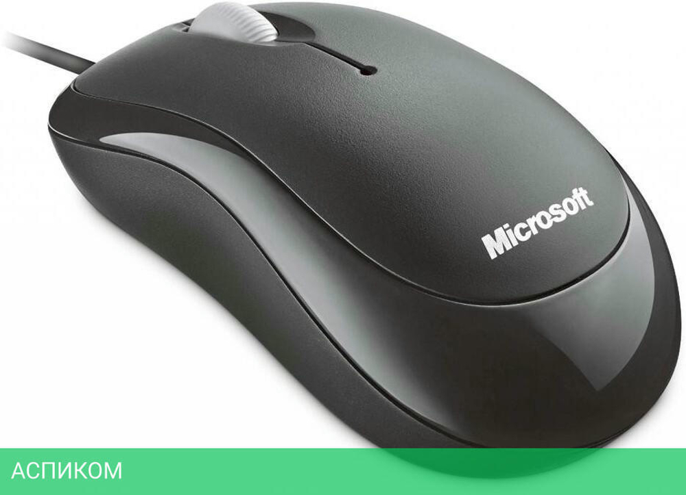 Мышь Microsoft Basic черный (4YH-00007)