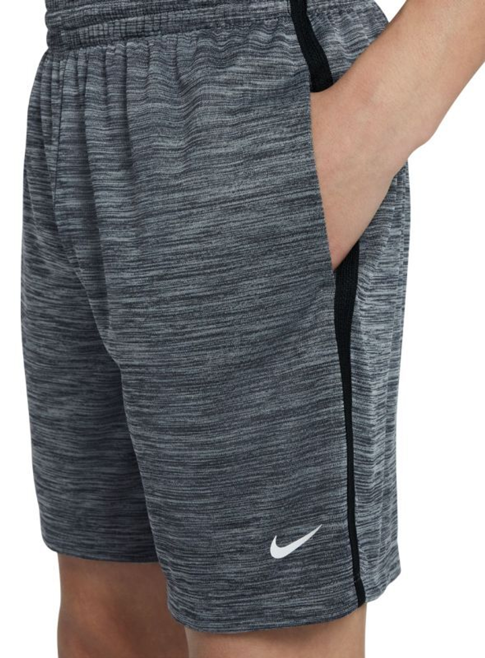 Детские теннисные шорты Nike Dri-FIT Multi - black/light somke/grey