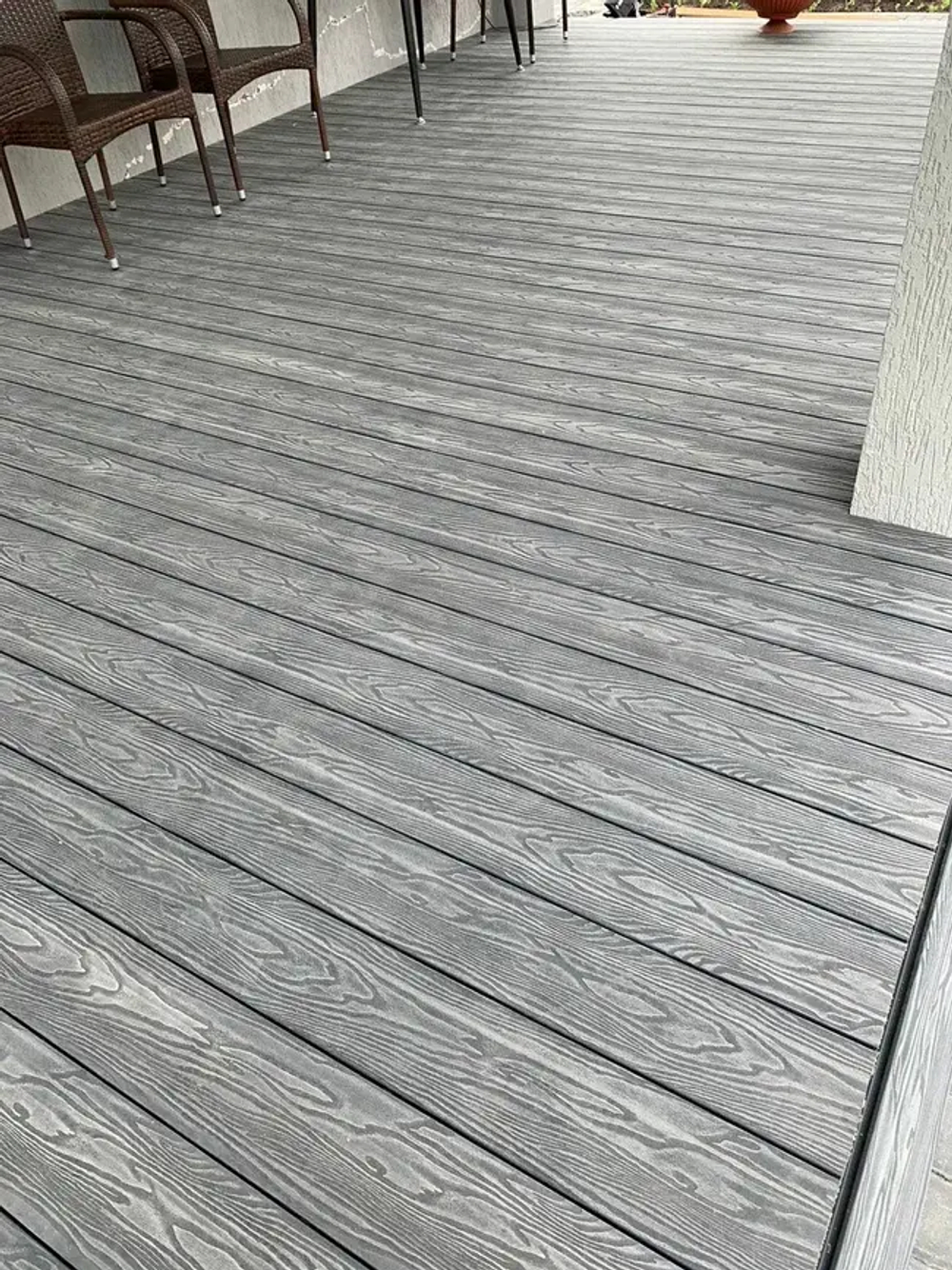 Террасная доска TalverWood серый 150х25х6000