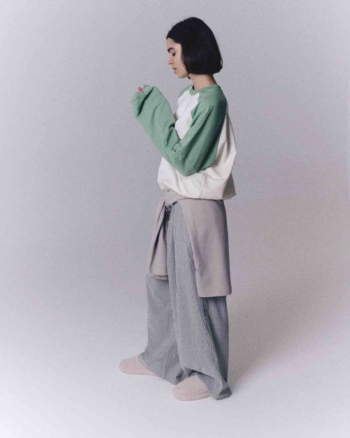 Лонгслив Raglan Duo Basil
