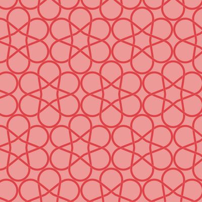 Переплетения на коралловом фоне