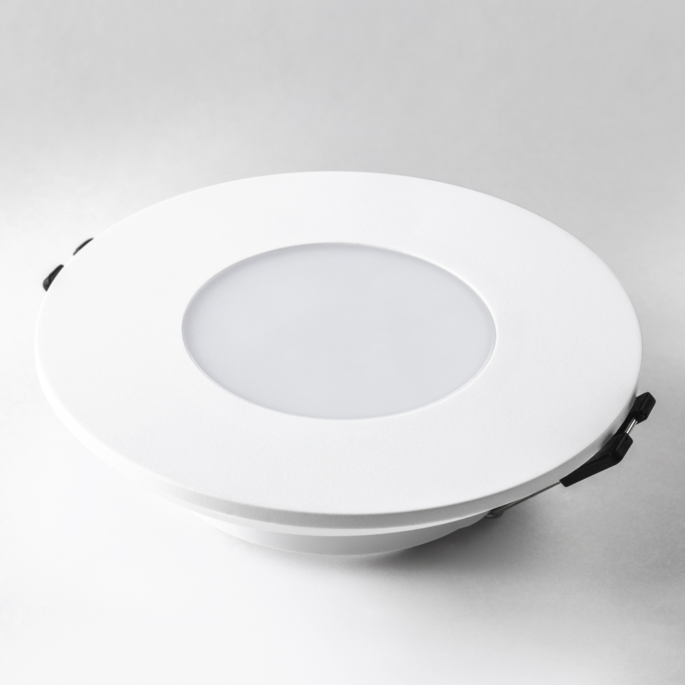 012806 Рамка (светильник) PVC д/LED-модулей 941хх и LED-ламп D50мм PIANO ROUND БЕЛЫЙ IP65