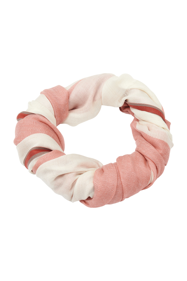 Палантин из кашемира терракотового цвета