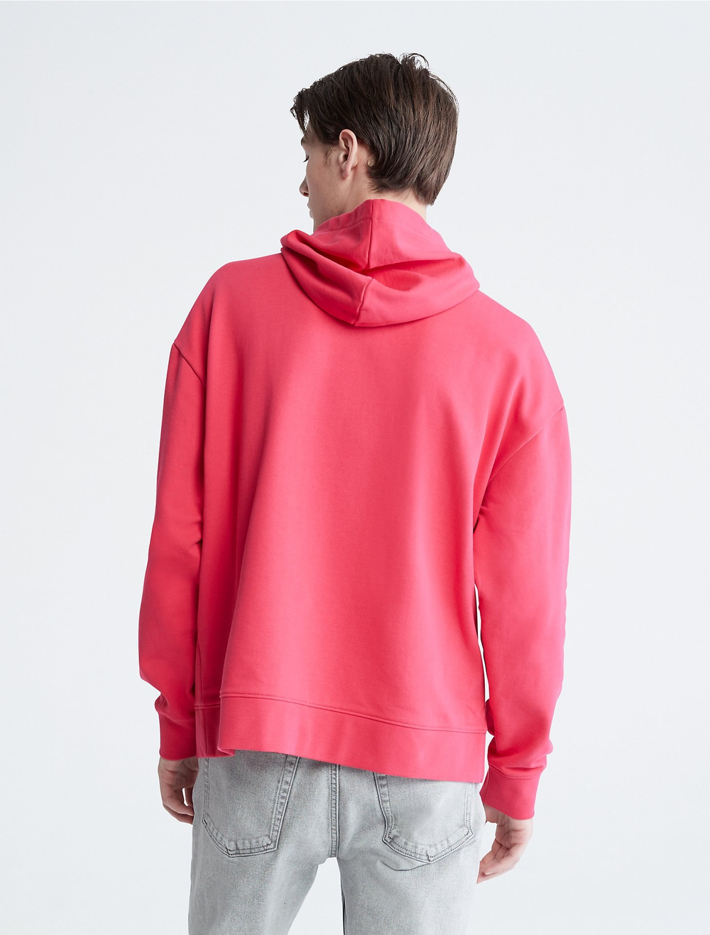 Худи Calvin Klein Relaxed Fit Standard Logo Pink Splendor