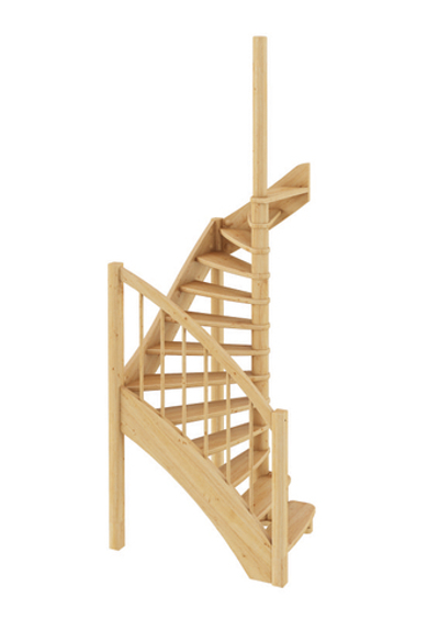 Лестница на второй этаж ЛС-04м Правая