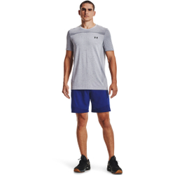 Мужское теннисное поло Under Armour Seamless T-Shirt Men - Grey, Black