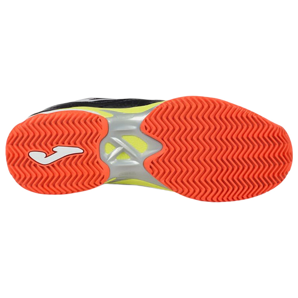 Мужские кроссовки теннисные Joma T.Set Men 2201 - black/lemon fluor