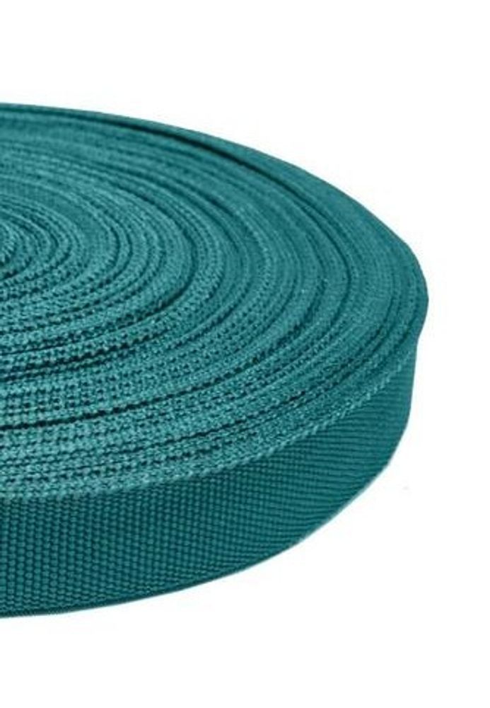 Лента окантовочная (стропа) 7,5 гр/м, ш. 22 мм, морская волна