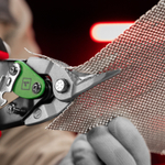 Ножницы по металлу, 250 мм, правый рез, сталь CRMO, двухкомпонентные рукоятки, PRO Matrix