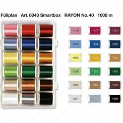 Набор ниток Rayon №40 (18штx1000м) Madeira