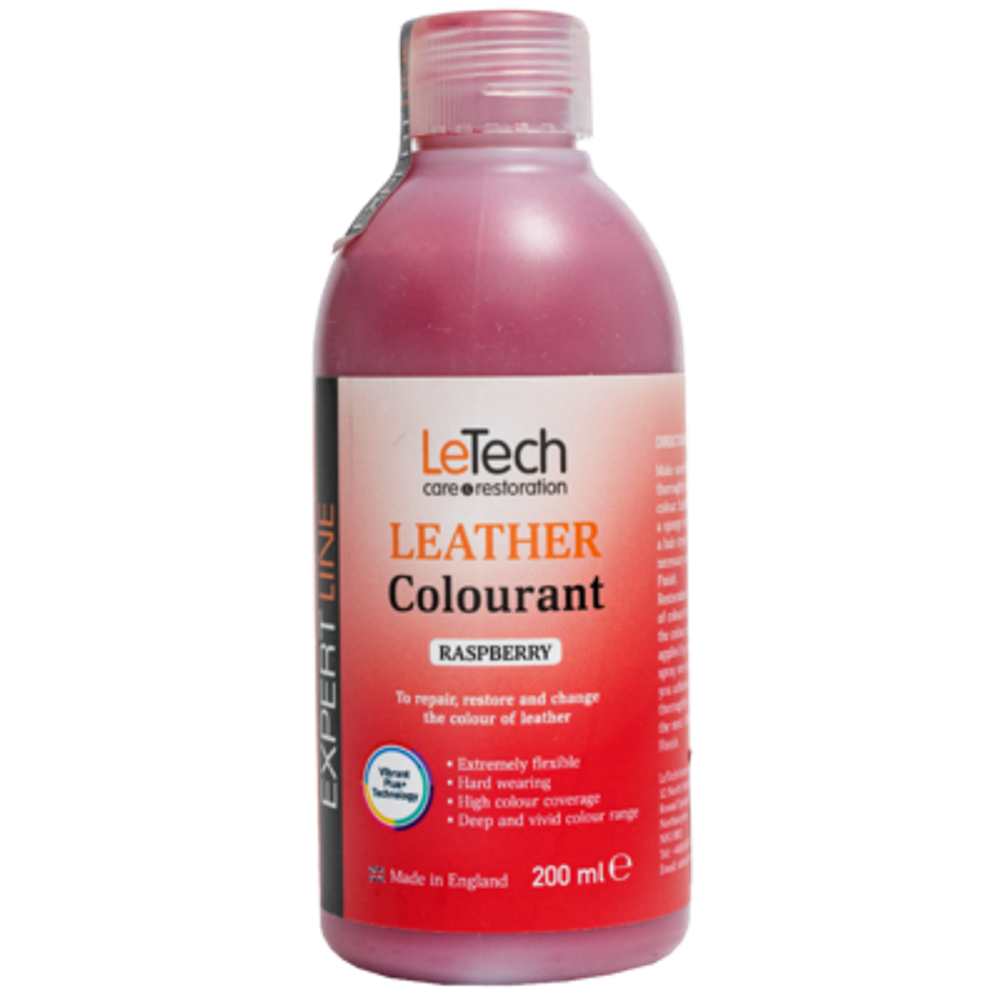 LeTech Expert Line Краска для кожи (Leather Colourant) Raspberry, 200мл