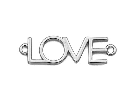 Коннектор-подвеска "LOVE" 25мм