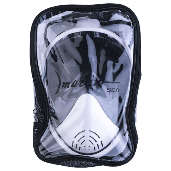 Полнолицевая маска Marlin Sea белый/черный