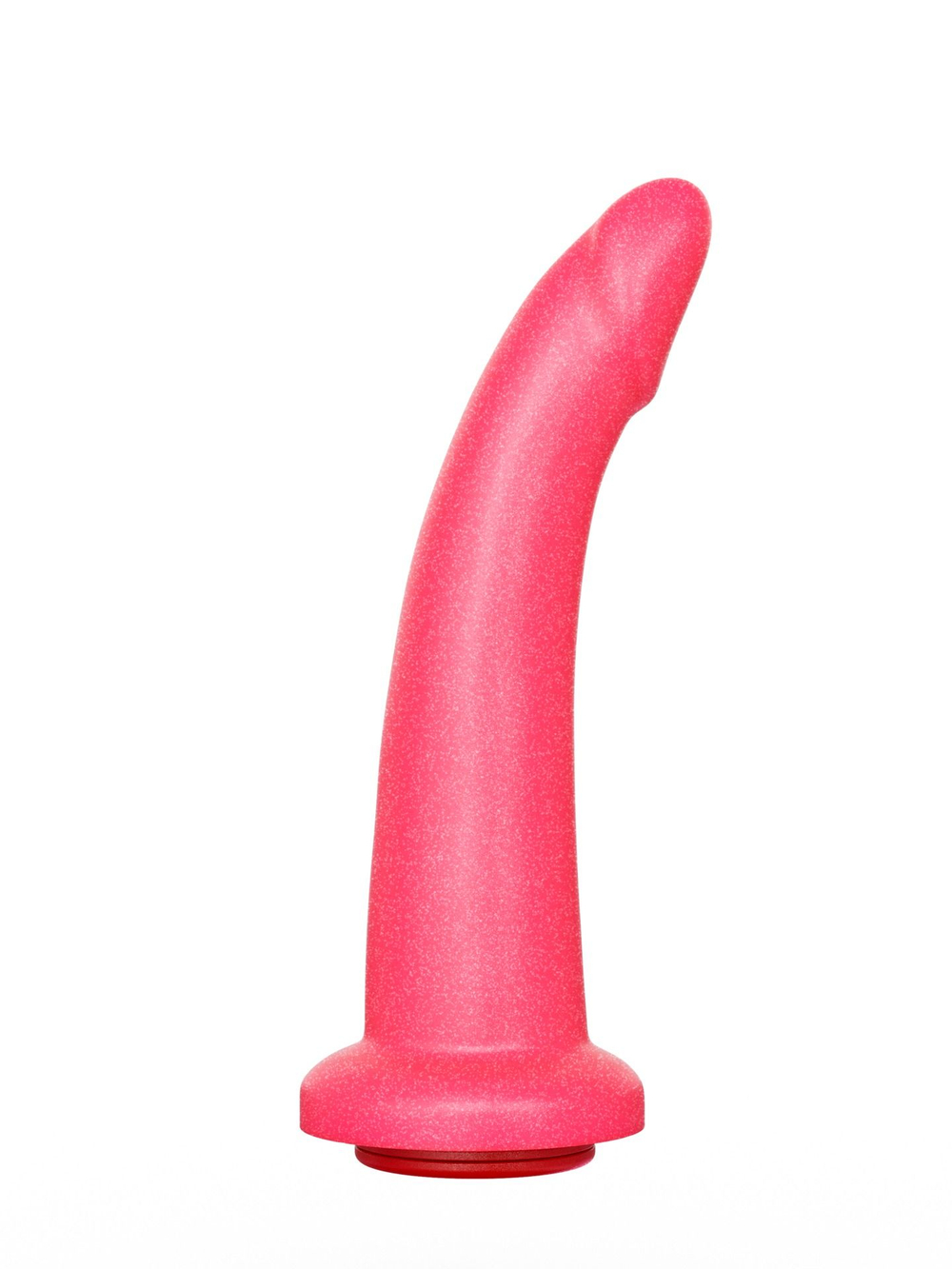 Розовый плаг-массажёр для стимуляции простаты - 17 см.