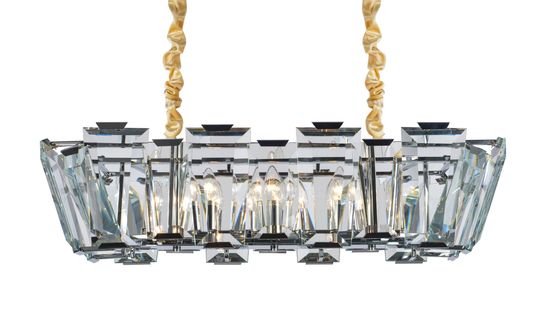 9126R/10A CHR (1) Люстра NW (в 2-х коробках A,B)