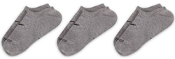 Теннисные носки Nike Everyday Plus Cushioned Training Footie Socks 3P - серый