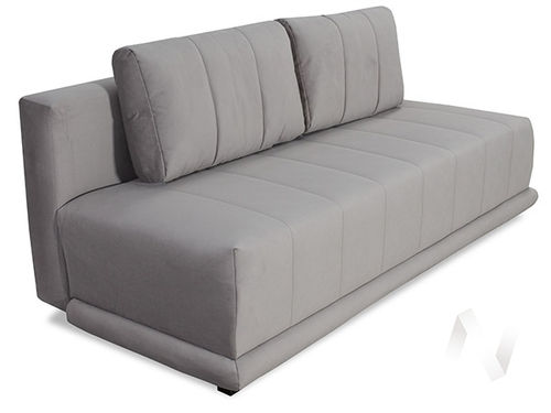 Диван прямой Флорида (БД) Карат 17 (светло-серый однотон)