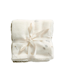 Zara Home Полотенце для лица и рук из хлопка, экрю, 30x30 см (3 шт.) · 4601/724