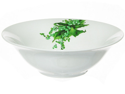 Салатник 360мл 15,5см Ландыши (эконом) (79984)