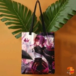 Сумка шоппер с принтом Honkai Star Rail