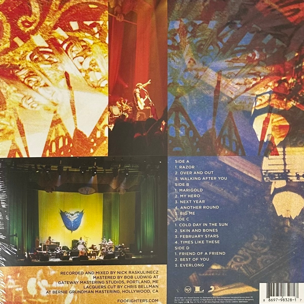 Foo Fighters - Skin And Bones 2LP (Европа 2015г.)