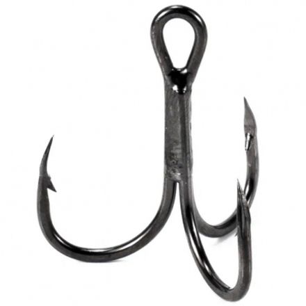 Крючок KOI "SLENDER ROUND TREBLE", размер 20 (INT), цвет BN, тройник (5 шт.)