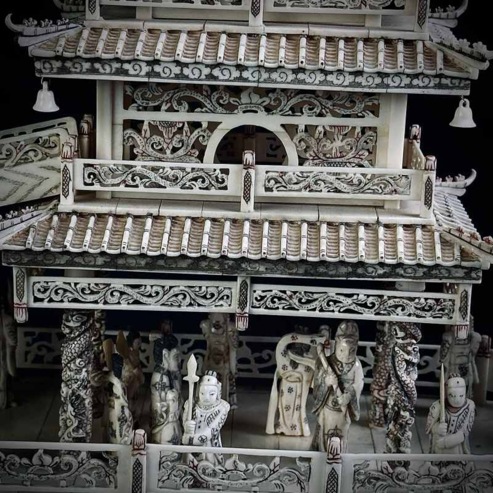 Винтаж: Скульптура «Корабль дракон»