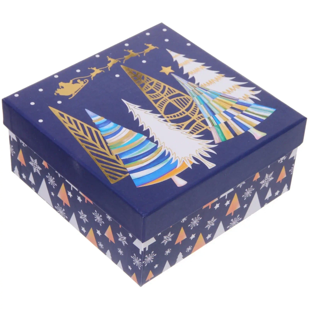 Коробка подарочная «Зимнее очарование» 20*20*9,5 см